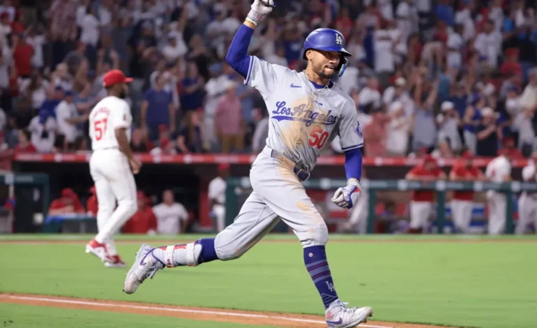 Mookie Betts belts homer to lift Dodgers in Shohei Ohtani’s return to Anaheim